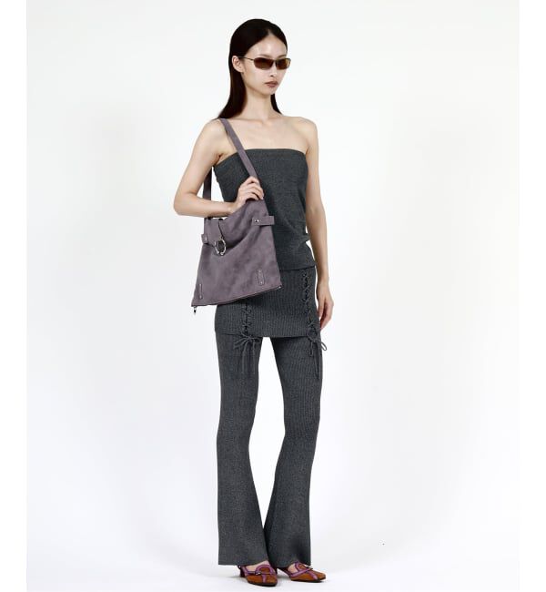 Oriens JOURNAL STANDARD「レースアップニットフレアパンツ」|その他|