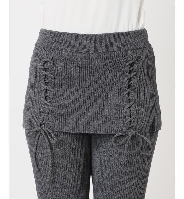 Oriens JOURNAL STANDARD「レースアップニットフレアパンツ」|その他|