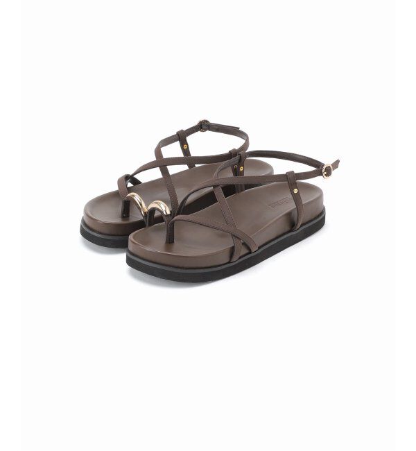 JOURNAL STANDARD relume「《追加2》RELUME クロスストラッププラットフォームサンダル」|サンダル|