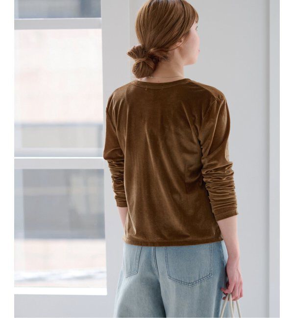 JOURNAL STANDARD relume「シアーベロアクルーネックカーディガン」|カーディガン|