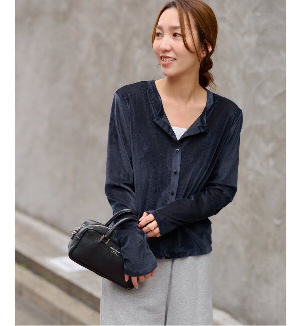 JOURNAL STANDARD relume「シアーベロアクルーネックカーディガン」|カーディガン|