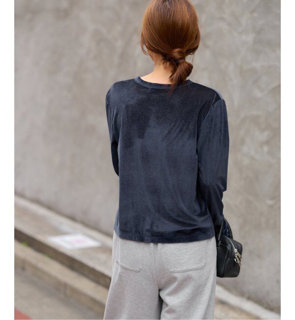 JOURNAL STANDARD relume「シアーベロアクルーネックカーディガン」|カーディガン|