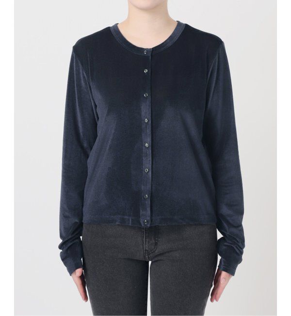 JOURNAL STANDARD relume「シアーベロアクルーネックカーディガン」|カーディガン|