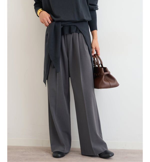 JOURNAL STANDARD relume「《追加/一部WEB限定/新色》スムースフレアタックパンツ」|スラックス|