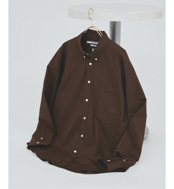 JOURNAL STANDARD「THOMAS MASON / トーマスメイソン ファット シルエット ボタンダウン シャツ」|シャツ・ブラウス|ブラウン
