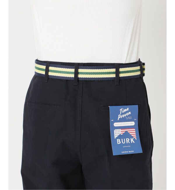 JOURNAL STANDARD「【BURK / バーク】ベルトツキチノパンツ」|チノ|