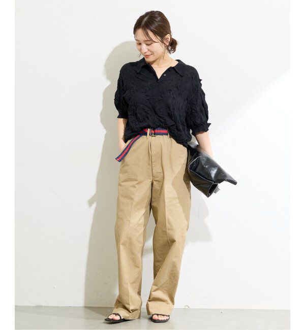 JOURNAL STANDARD「【BURK / バーク】ベルトツキチノパンツ」|チノ|
