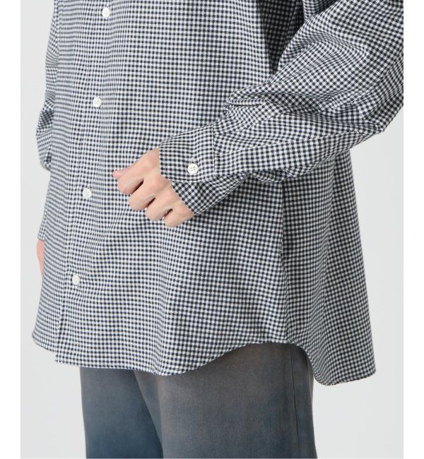 JOURNAL STANDARD「【FOLL/ フォル】cotton cashmere gingham check daily shir」|シャツ・ブラウス|