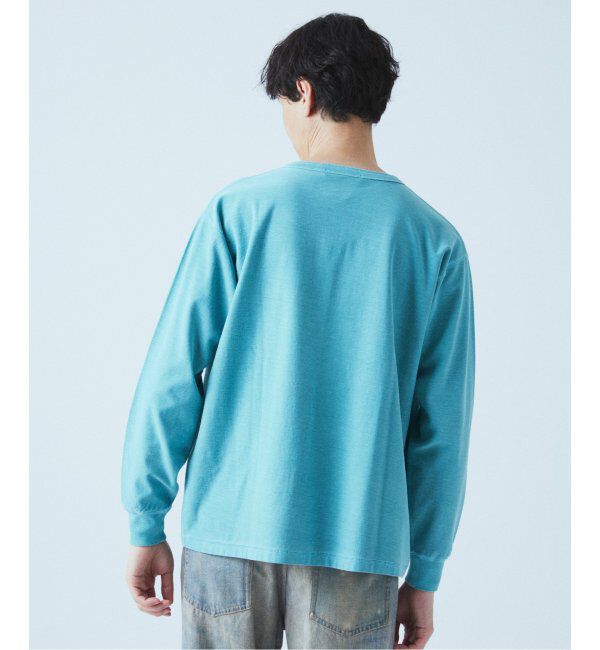 JOURNAL STANDARD「OE バック ピグメント ヘンリー ネック ロンT」|Tシャツ・カットソー|