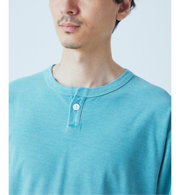 JOURNAL STANDARD「OE バック ピグメント ヘンリー ネック ロンT」|Tシャツ・カットソー|