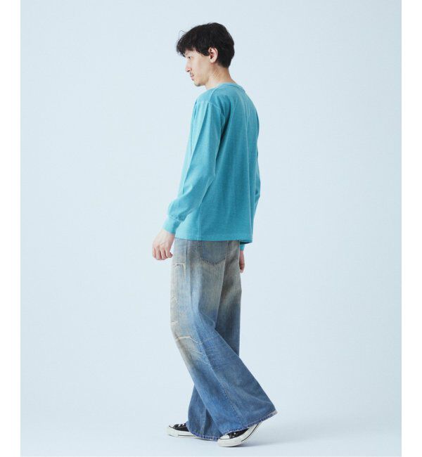 JOURNAL STANDARD「OE バック ピグメント ヘンリー ネック ロンT」|Tシャツ・カットソー|