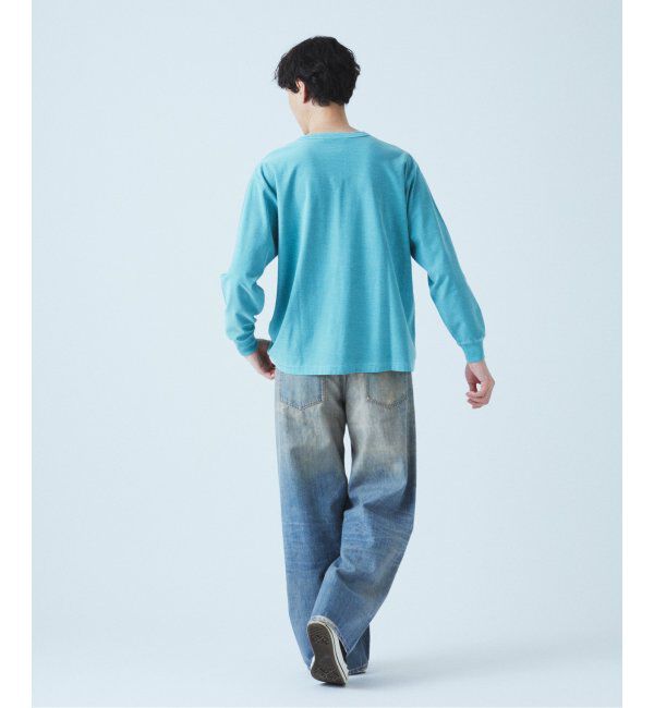 JOURNAL STANDARD「OE バック ピグメント ヘンリー ネック ロンT」|Tシャツ・カットソー|