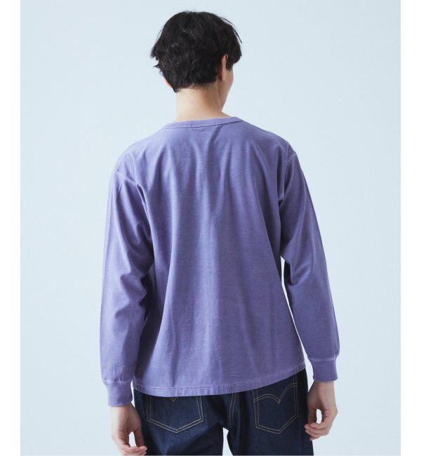 JOURNAL STANDARD「OE バック ピグメント ヘンリー ネック ロンT」|Tシャツ・カットソー|