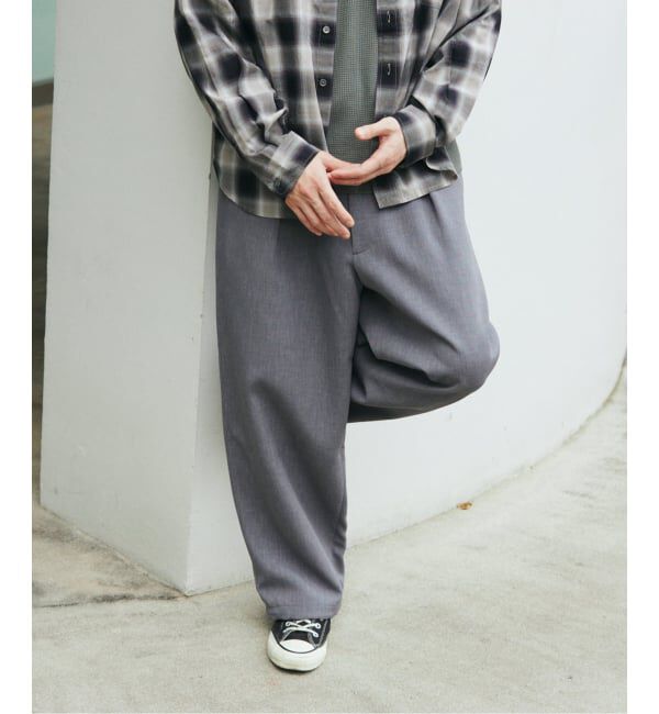 JOURNAL STANDARD「ダブル クロス オーバー パンツ」|スラックス|