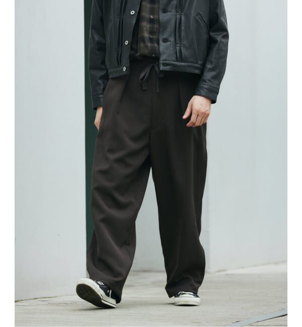 JOURNAL STANDARD「ダブル クロス オーバー パンツ」|スラックス|