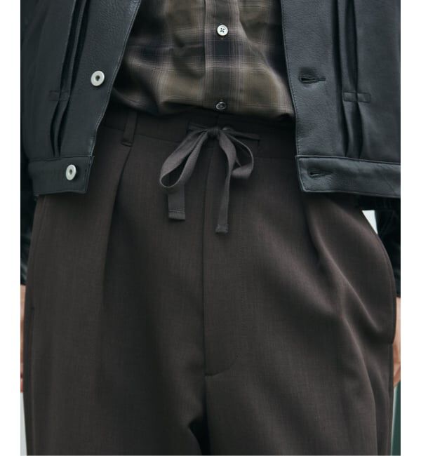 JOURNAL STANDARD「ダブル クロス オーバー パンツ」|スラックス|