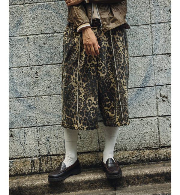 JOURNAL STANDARD「NULL TOKYO / ヌル トウキョウ 別注 バギー スリー クォーター レオパード」|その他|ブラウン