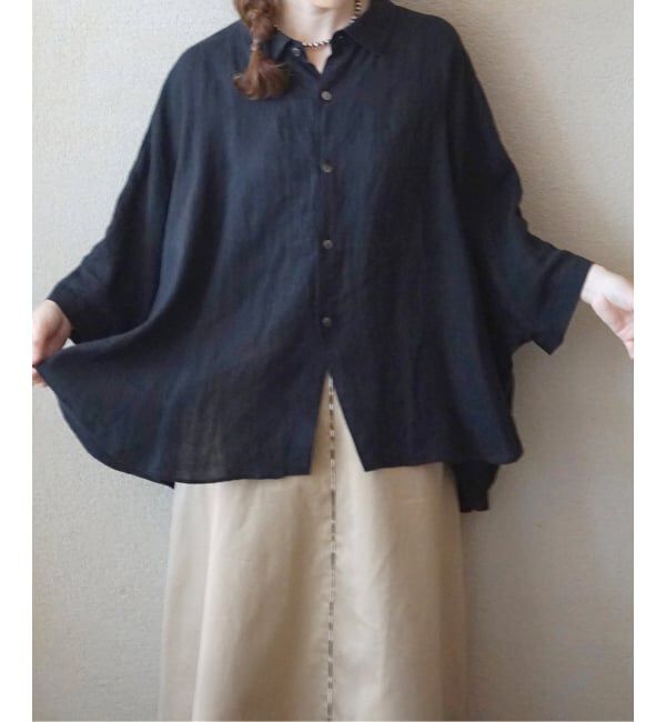 journal standard luxe「《追加》リネンキャンバス バルーンシャツ」|シャツ・ブラウス|