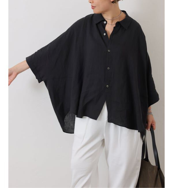 journal standard luxe「《追加》リネンキャンバス バルーンシャツ」|シャツ・ブラウス|