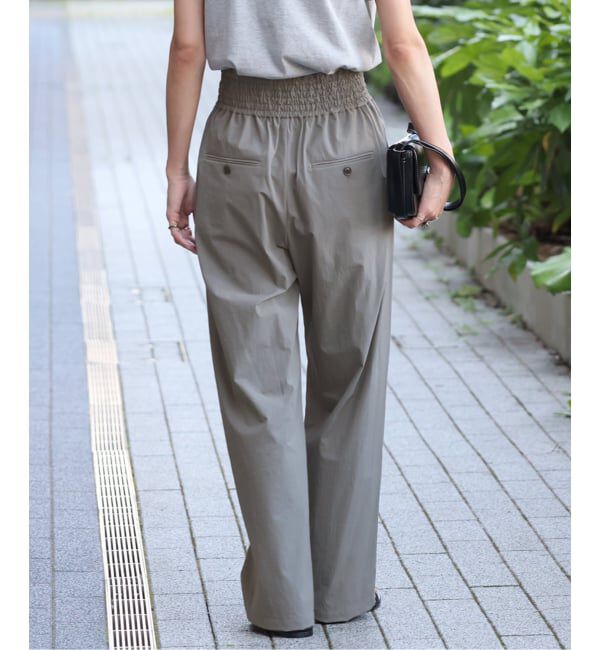 JOURNAL STANDARD「《追加6》【撥水/接触冷感/洗える/UVカット】リネンナイロンストレッチワイドパンツ」|その他|