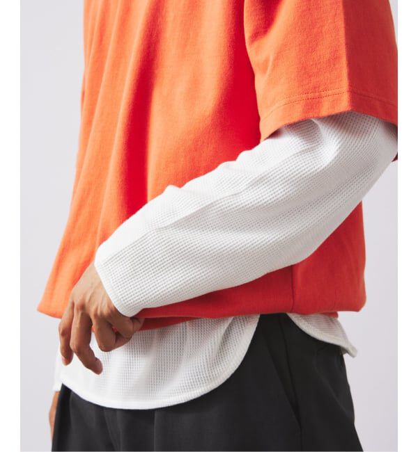 JOURNAL STANDARD relume「【60&rsquo;s】ヴィンテージピグメントスウェットT + レイヤードサーマル 2点セット」|Tシャツ・カットソー|