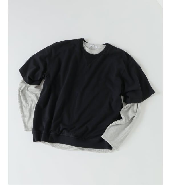 JOURNAL STANDARD relume「【60&rsquo;s】ヴィンテージピグメントスウェットT + レイヤードサーマル 2点セット」|Tシャツ・カットソー|