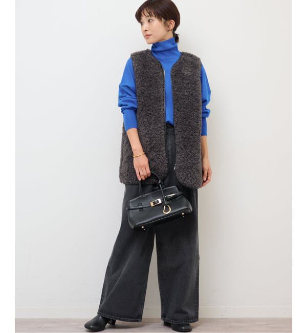 JOURNAL STANDARD relume「《WEB限定追加》シープフェイクファージップベスト」|ダウンベスト・ベスト|