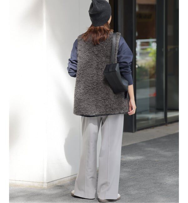JOURNAL STANDARD relume「《WEB限定追加》シープフェイクファージップベスト」|ダウンベスト・ベスト|