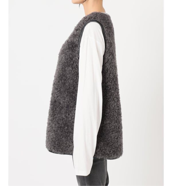 JOURNAL STANDARD relume「《WEB限定追加》シープフェイクファージップベスト」|ダウンベスト・ベスト|