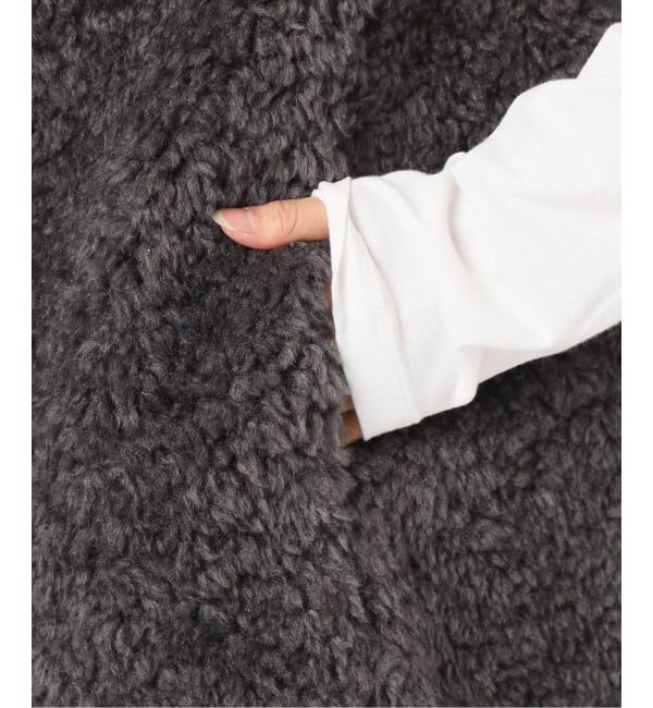 JOURNAL STANDARD relume「《WEB限定追加》シープフェイクファージップベスト」|ダウンベスト・ベスト|