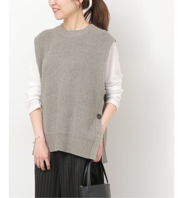 JOURNAL STANDARD relume「サイドボタンニットベスト」|ベスト・ジレ|グレーA
