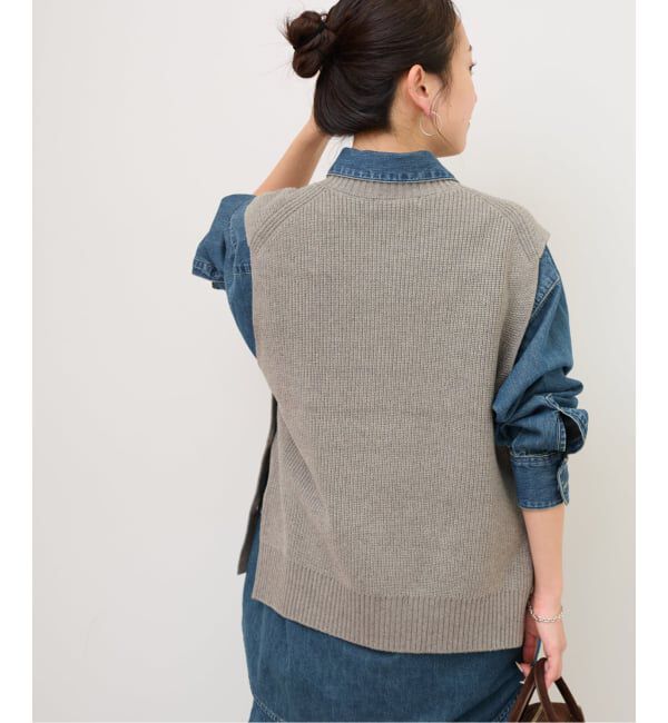 JOURNAL STANDARD relume「サイドボタンニットベスト」|ベスト・ジレ|