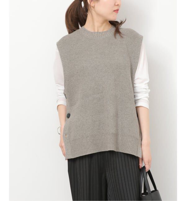 JOURNAL STANDARD relume「サイドボタンニットベスト」|ベスト・ジレ|