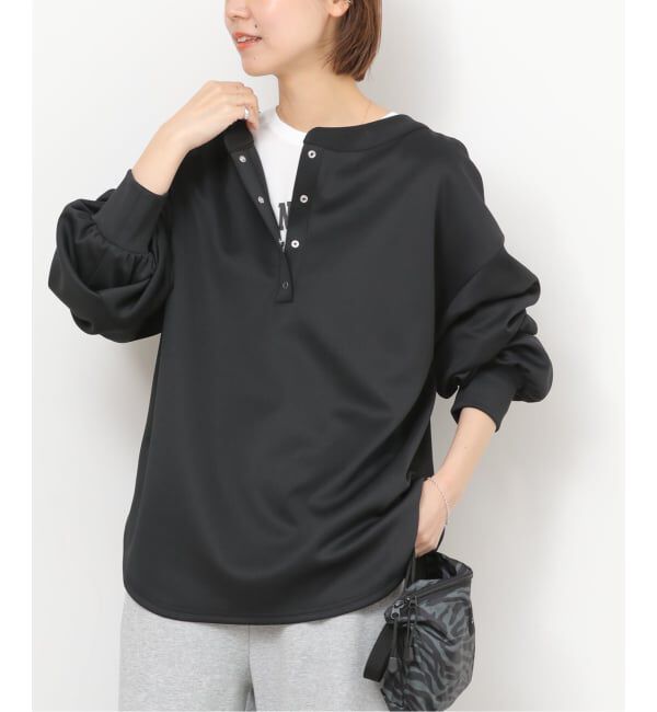 JOURNAL STANDARD relume「《予約》ソフトダンボール2WAYプルオーバー」|Tシャツ・カットソー|ブラック