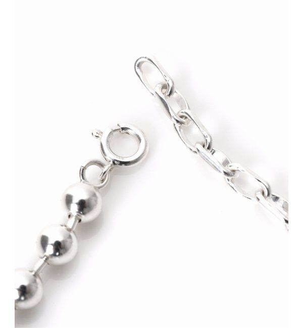 Spick and Span「【SAMH by LILAS】ミックスチェーン57cmネックレス SV」|ネックレス|