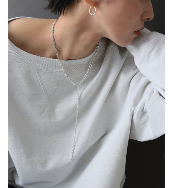 Spick and Span「【SAMH by LILAS】ミックスチェーン57cmネックレス SV」|ネックレス|