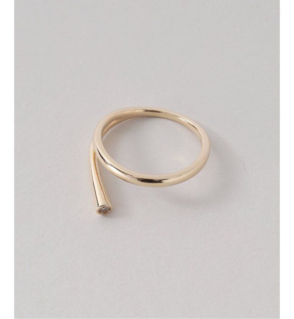 Lilas by Spick&Span「べゼルダイヤリング K10」|リング|