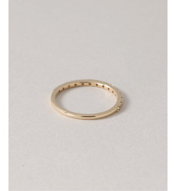 Lilas by Spick&Span「ダイヤハーフエタニティーピンキーリング K10」|リング|