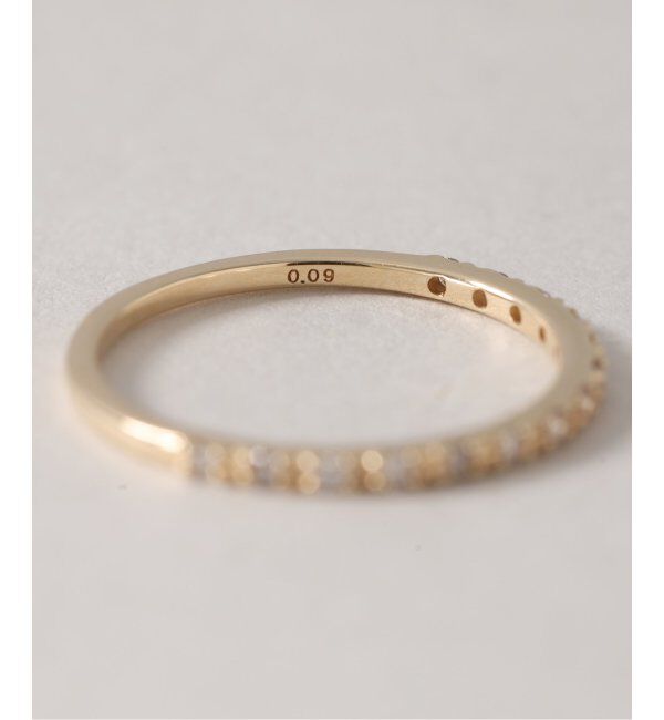 Lilas by Spick&Span「ダイヤハーフエタニティーピンキーリング K10」|リング|