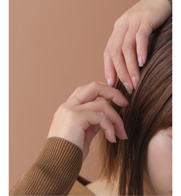 Lilas by Spick&Span「ダイヤハーフエタニティーリング K10」|リング|