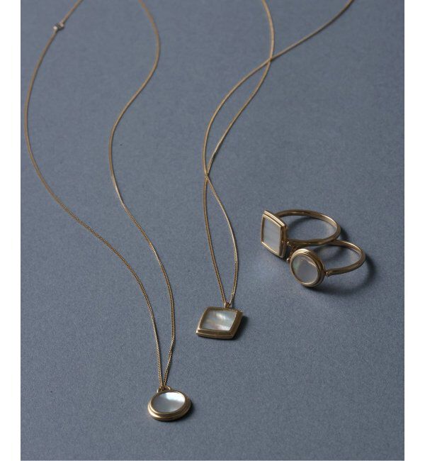 Lilas by Spick&Span「スクエアシェルリング K10」|リング|