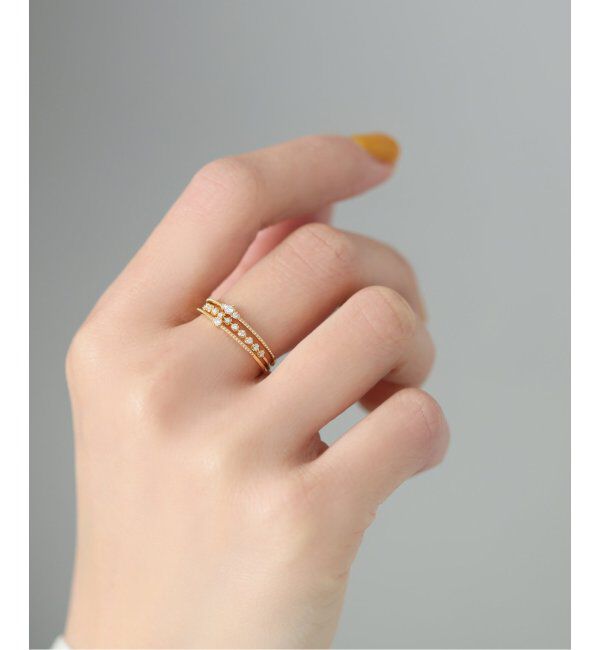 Lilas by Spick&Span「ラウンド10ピースダイヤリング K18」|リング|