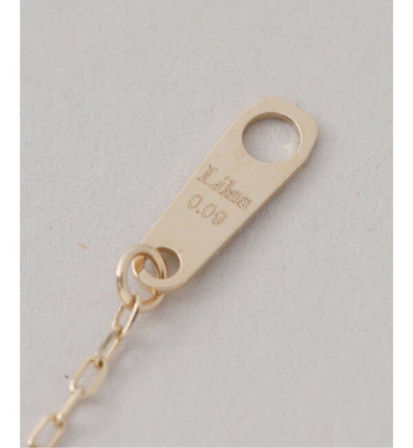 Lilas by Spick&Span「《WEB限定》7ダイヤステーション40cmネックレス K10」|ネックレス|