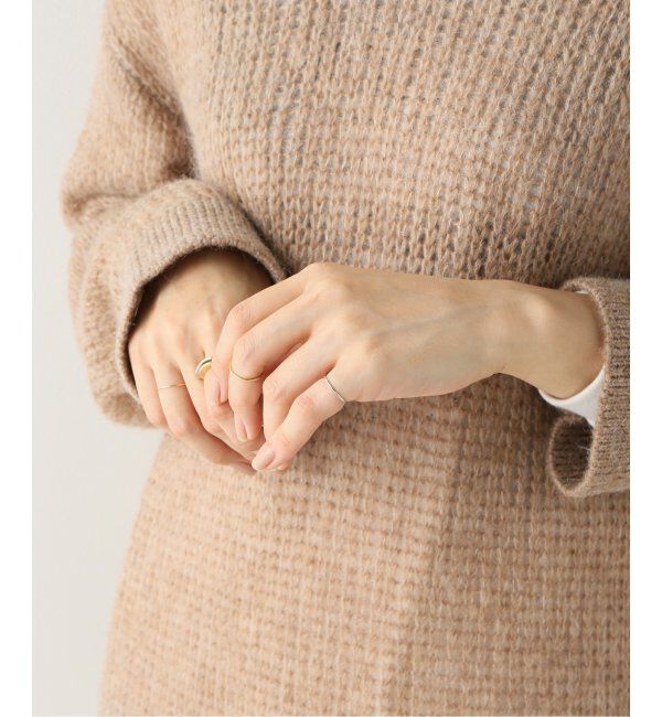 Lilas by Spick&Span「シンプルピンキーリングWG K10」|リング|