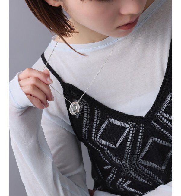 Spick and Span「【SAMH by LILAS】PUFFロングネックレス SV」|ネックレス|