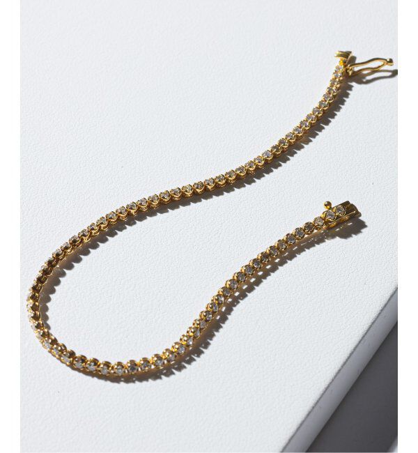 Lilas by Spick&Span「ダイヤテニスブレスレット1ct K18」|ブレスレット・バングル|ゴールド