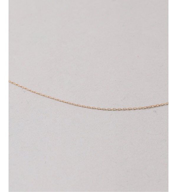 Lilas by Spick&Span「ブラウンH＆Cダイヤバー50cmネックレス K10」|ネックレス|