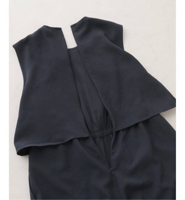 NOBLE「《追加》ダブルクレープスリーブレスオールインワン3」|オールインワン|