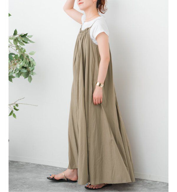 Spick and Span「HYU ギャザーワンピース」|ワンピース|