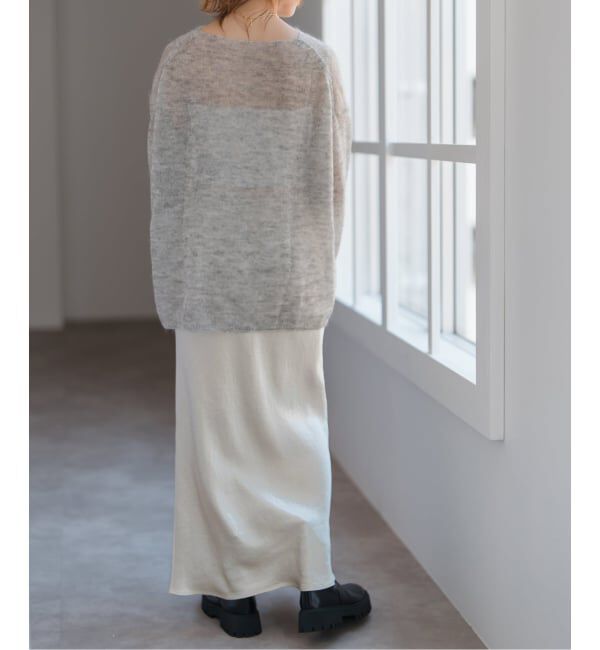 Spick and Span「《追加》サテンフレアスカート」|スカート|